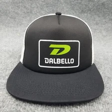 Dalbello Trucker Hat Cap Mens Black White Snap Back Ski Skiing