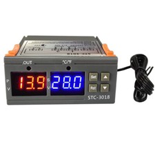 Temperature Controller Thermostat Temp Sensor Digital STC-3018 12V 24V 110V-220V