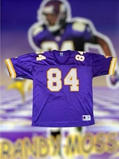 Vintage Randy Moss Minnesota Vikings Jersey Size 48 XL Champion 90s NFL