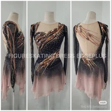 ice figure skating competition dress Gymnastics costume dance Dress dyeing