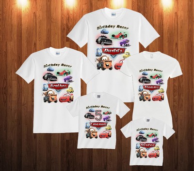 lightning mcqueen birthday shirts