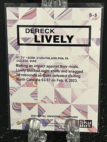 DERECK ALIVE-----2023 METAL UNIVERSE CHAMPIONS-----PREMIUM----KOSTENLOSER VERSAND - Bild 2 von 2