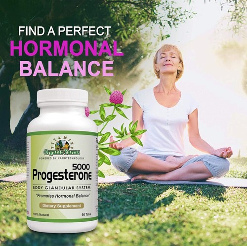 Progesterone 5000 - Body Glandular System - 90 Tabs - Dietary Supplement - Picture 4 of 5