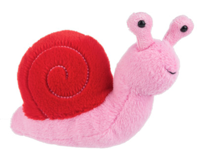 Ganz Love You Slooow Much Snail PINK RED PLUSH 5 1/2'' Valentines Day