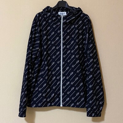 Jame-Z Lightweight Hooded Zip Wind Jacket XL Casual Sport Glam