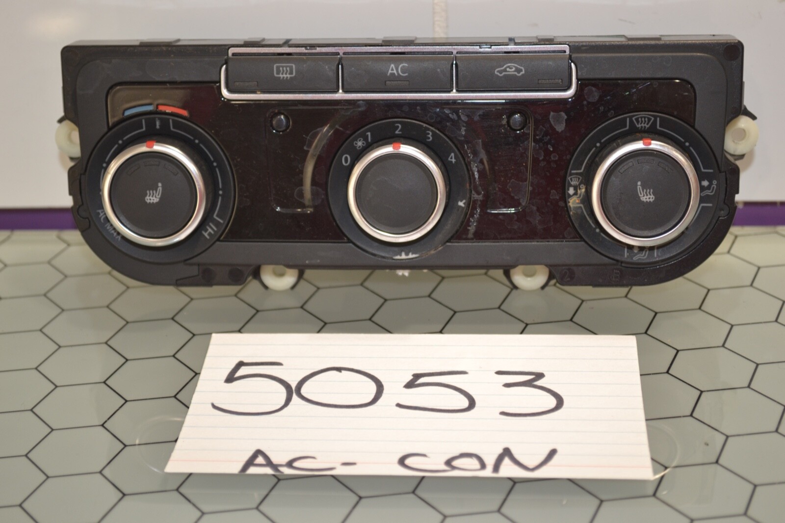 11 12 13 14 Volkswagen Jetta AC and Heater Control Used Stock #5053-AC