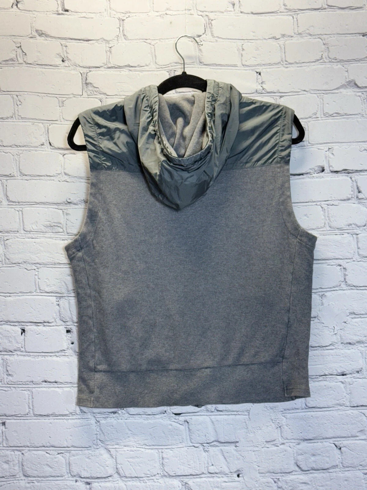 Michael Kors Felpa con Cappuccio Senza Maniche Full Zip Grigio Uomo Taglia S