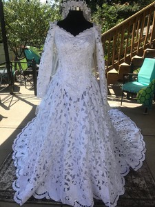 80s wedding dress