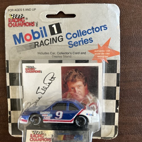 2 Mobile 1 Die Cast Metal Cars With Cards Rusty Wallace/Bill Elliott - Picture 4 of 6