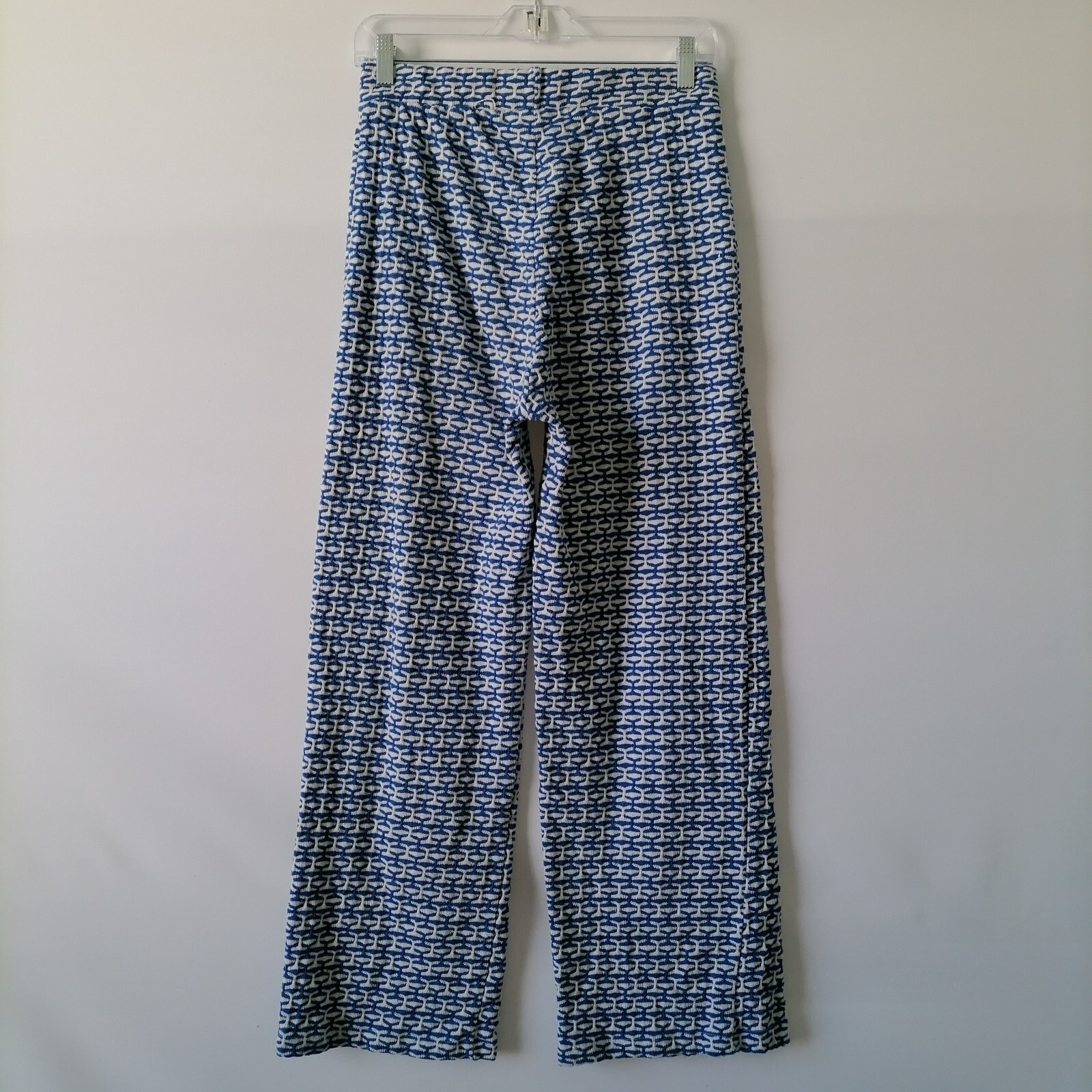ALTRA Pantaloni da donna blu Zara stampa jacquard a gamba dritta taglia M