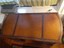 vintage leather top desk