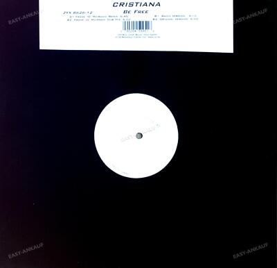 Cristiana - Be Free Maxi (VG+) Promo '