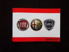 Libretto Service Auto - FIAT / ALFA ROMEO / LANCIA