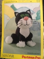 Alan Dart Postman Pat Jess The Cat Toy Knitting Pattern