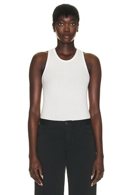The Row Hau Top in White XSmall New as-is Womens Tank Sleeveless