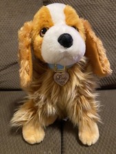 Disney Lady  the Tramp Dog with Lady Tag 12  Long Plush Stuffed Animal