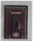 (HCW) Montreal Canadiens 5"x3.5" Art Glass Switch Plate Cover With Screws