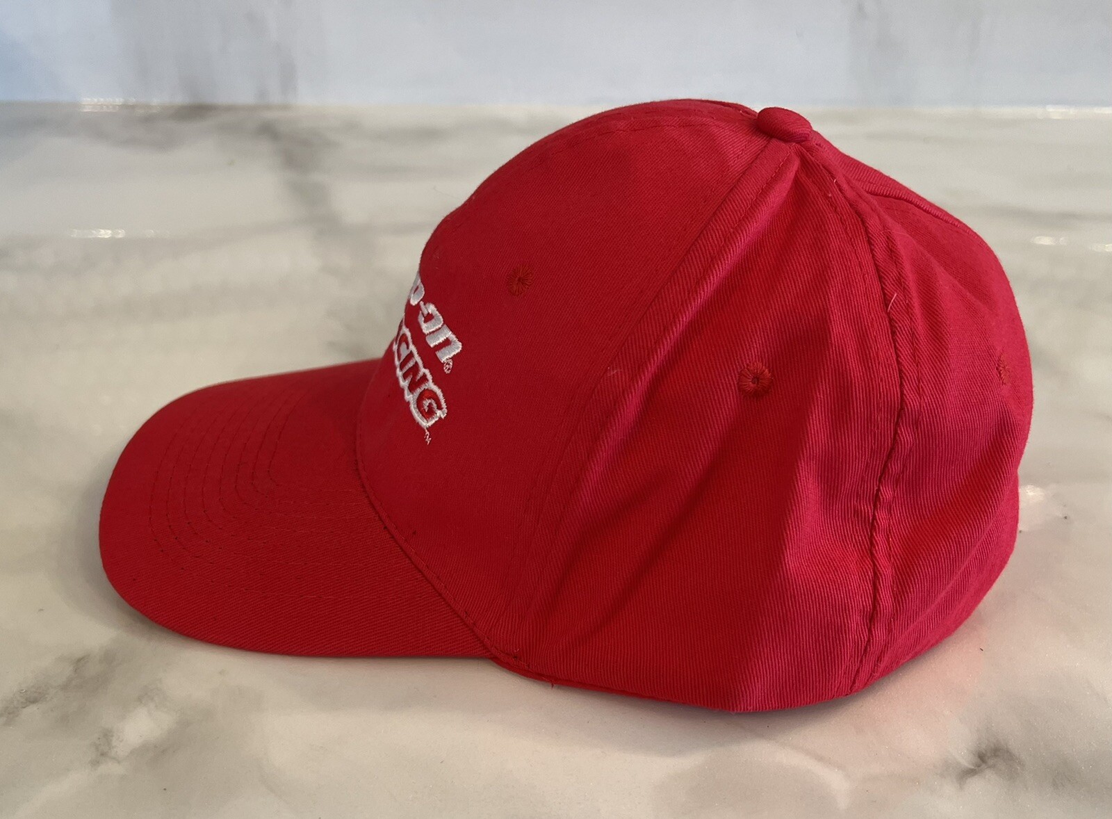 Snap-On Racing Adjustable Strapback Red Baseball … - image 4