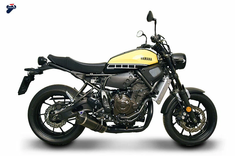 2014-2020 Yamaha MT07 / XSR700 Termignoni SS/CF BLACK Full Exhaust