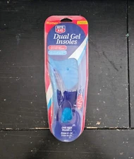 Rite Aid Dual Gel Insoles, Women's Size 6-10, NEW, Trim To Fit