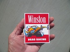 Rarevintage Style Nhra Winston Drag Racing Vinyl Sticker