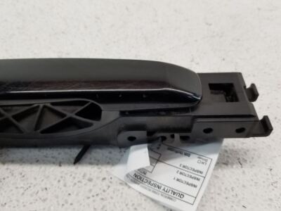08-15 G37/G35 Sedan Rear Driver Door Handle Exterior Black/KH3 OEM