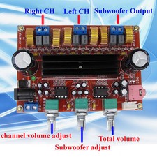 TPA3116D2 2.1 CH 100W 50W 50W HIFI Digital Subwoofer Amplifier Board 12V-24V CAR