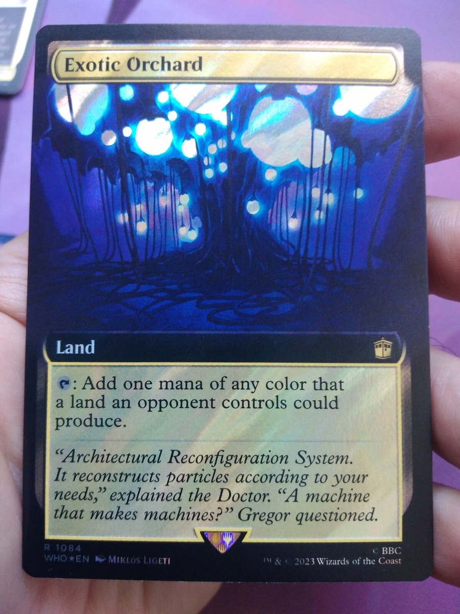 MTG Exotic Orchard (Extended Art) (SURGE FOIL) Universe Beyond