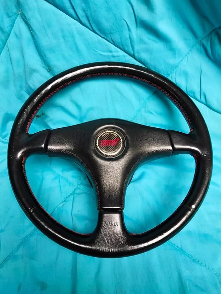 JDM RARE SUBARU IMPREZA WRX STi 22B TypeRA GC8 GF8 V.1 3 NARDI STEERING WHEEL