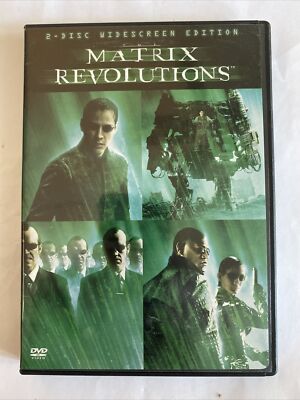 Matrix Revolutions (DVD, 2004, 2-Disc Set) Keanu Reeves, Lawrence Fishburn