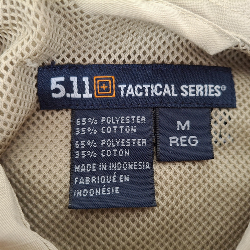 511 Tactical Series Men's Shirt Utility Sz M Vented Roll Tab Outdoor Tan LongSL - Picture 7 of 24