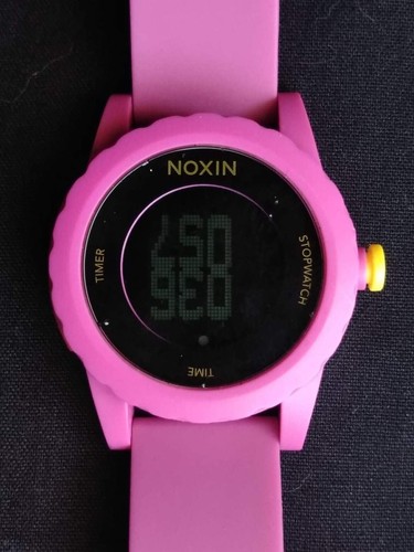 Nixon Alakazam The Genie pink left handed watch