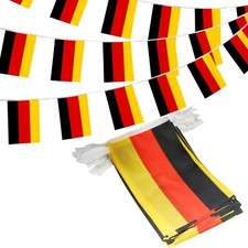 NEW!,Anley,Germany,Deutschland,String Flag Banner,Black Red Gold.33 feet,38 Flag
