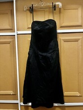 Marc Jacobs size 6 navy bustier cotton strapless mini dress lined back zip