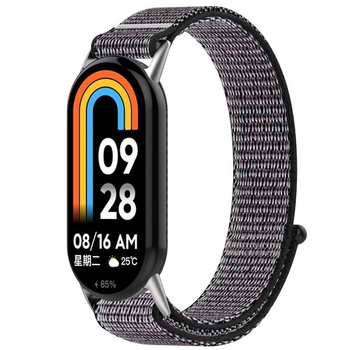 Do Xiaomi Smart Band 10 / 9 / 9 NFC Elastyczna nylonowa bransoletka na rzep - Zdjęcie 7 z 15