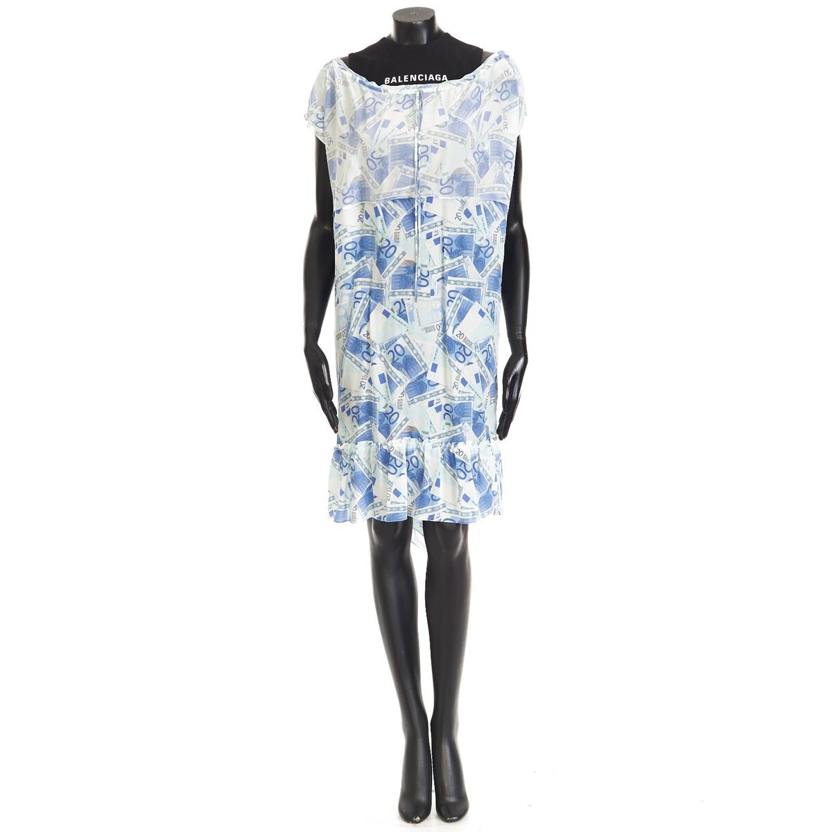 BALENCIAGA 2150$ Dress - Multi-Color Euro Print, Athletic BALENCIAGA 2150$ Dress - Multi-Color Euro Print, Athletic