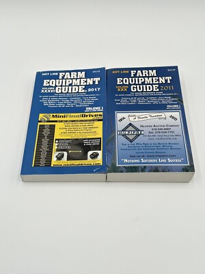 Hot Line Farm Equipment Guide Quick Reference Guide 2011-2017 Lot of 2 Very Good