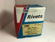TRW 661727 Service Line 3/16" Large Button Head Plated Steel Rivet & Mandrel 250