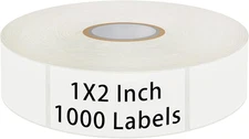 1000 Blank Removable Freezer Labels,Date Label 1X2 Inch Food Storage Stickers,Wa