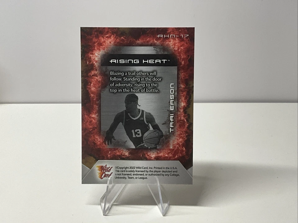 2022 Wild Card Raising Heat Tari Eason RHN-17 2/5 - Image 2 of 4