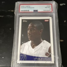 Topps 2009-10 DeMar DeRozan Rookie #320 PSA 8 Toronto Raptors Basketball Card. rookie card picture
