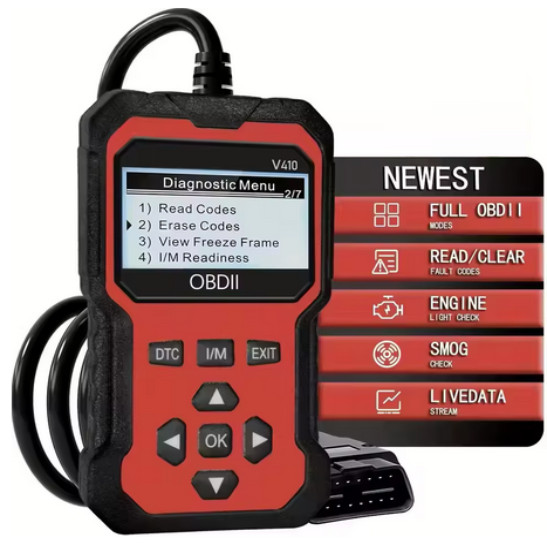Lecteur de code défaut OBD2 Bluetooth universel pour diagnostic auto Android et iOS - 2