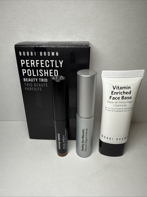Bobbi Brown Perfectly Polished Beauty Trio 3 Mini Products NEW