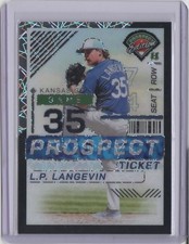 2024 Panini Prospect Edition Holo Black Velocity #145 L.P. Langevin   01/39