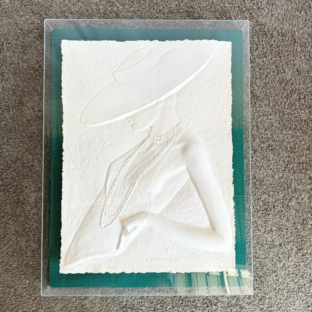 Art Deco Signed Cast Paper “Sophisticated Lady” by David Fisher