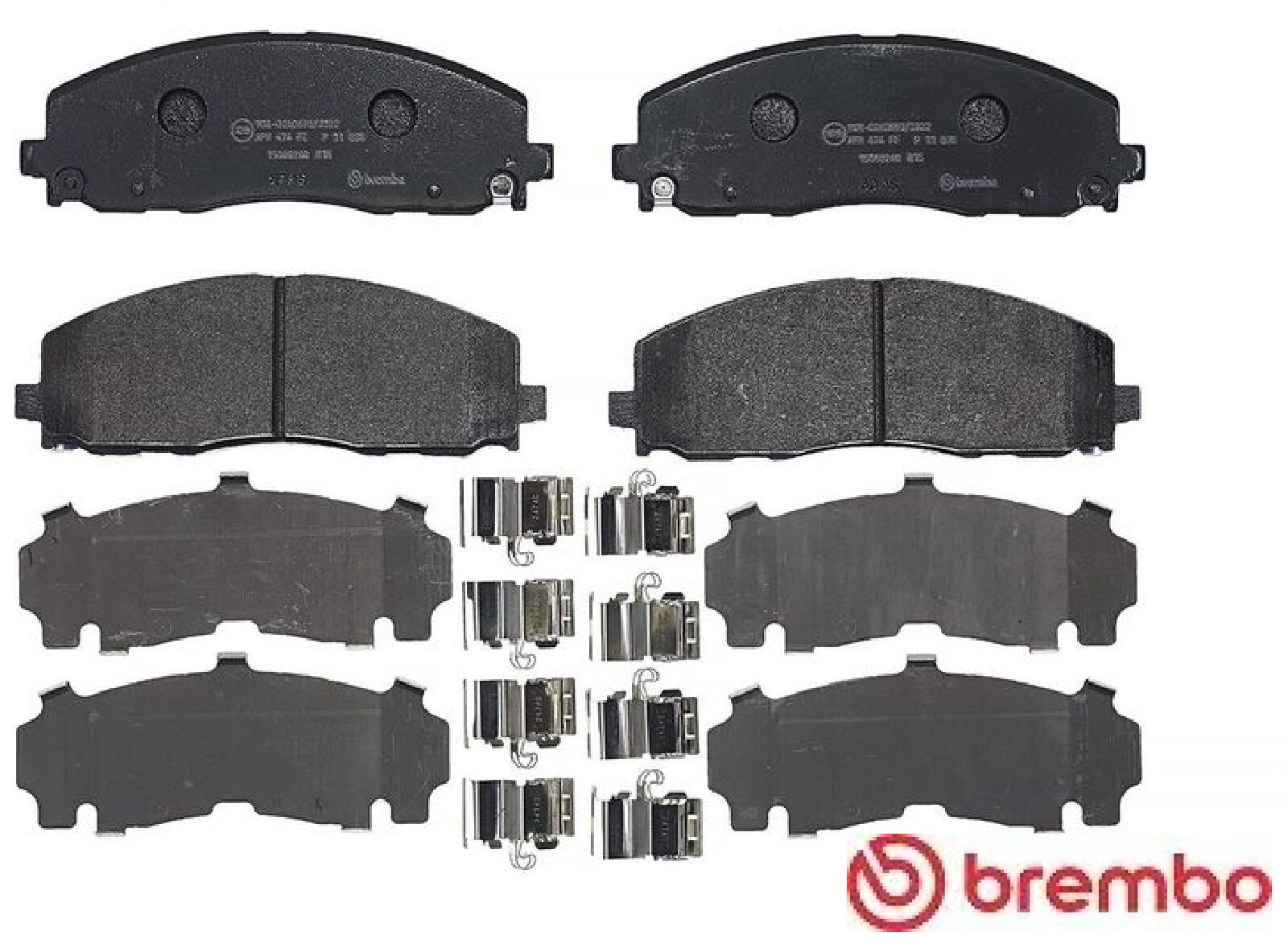 Für BREMBO KLOCKI SZCZEKI CYLINDERKI P 11 035 BRAKE PADS FRONT - Bild 3