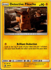 Carta Pokemon Promo Detective Pikachu SM194 Holo Movie Promo Rara