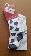 Nagel-Neu Baby/Kinder Thermostrumpfhose grösse 74-80 weiss mit Kuh - Strumpfhose