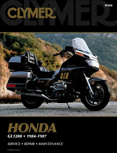 Clymer M504 1984-1987 Honda GL1200 Gold Wing Repair Service Maintenance CM504 - Image 2 of 4