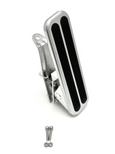 Universal Gas Pedal Floor Mount Throttle Pedal 24 Braided Cable Hot Rod Chevy